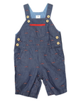 Race Car Printed Shortall Dark