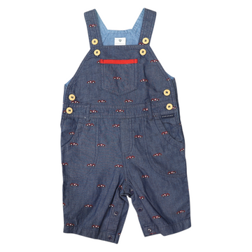 Race Car Printed Shortall Dark