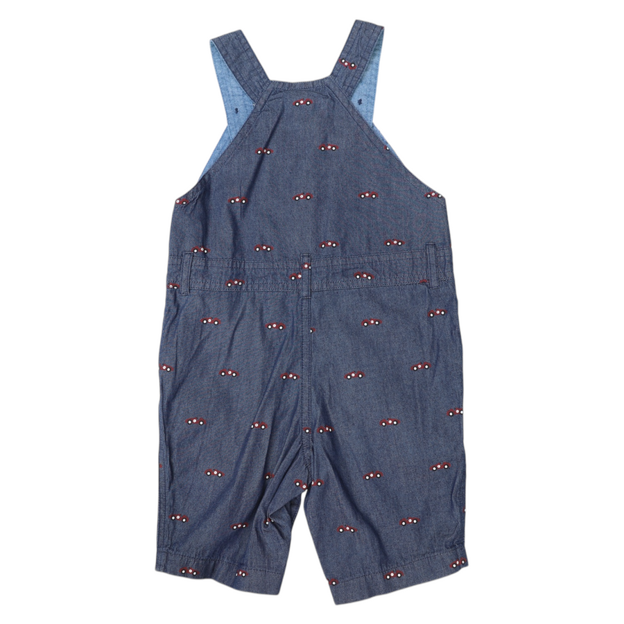 Race Car Printed Shortall Dark