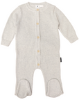 Plush Knit Romper Grey Marle