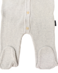 Plush Knit Romper Grey Marle