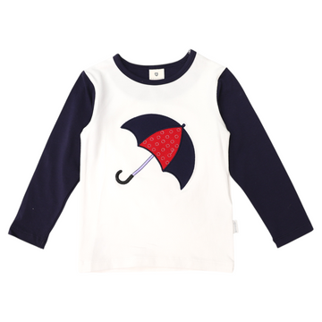 Singing in the Rain Top Navy