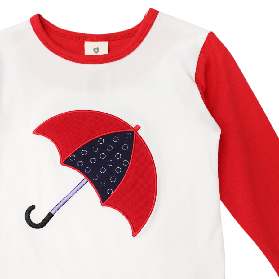 Singing in the Rain Top Red