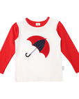 Singing in the Rain Top Red