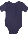 Cotton/Modal Henley Bodysuit Navy