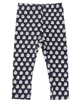 Legging with Sail Boat Print Navy