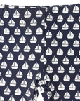 Legging with Sail Boat Print Navy