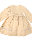 Long Sleeve Smocked Dress Tapioca