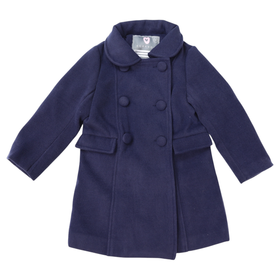 Long Overcoat Navy