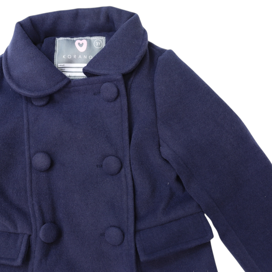 Long Overcoat Navy