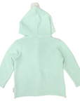 Hooded Knit Jacket Mint