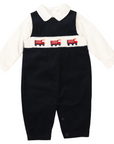 Smocked Overall and Shirt