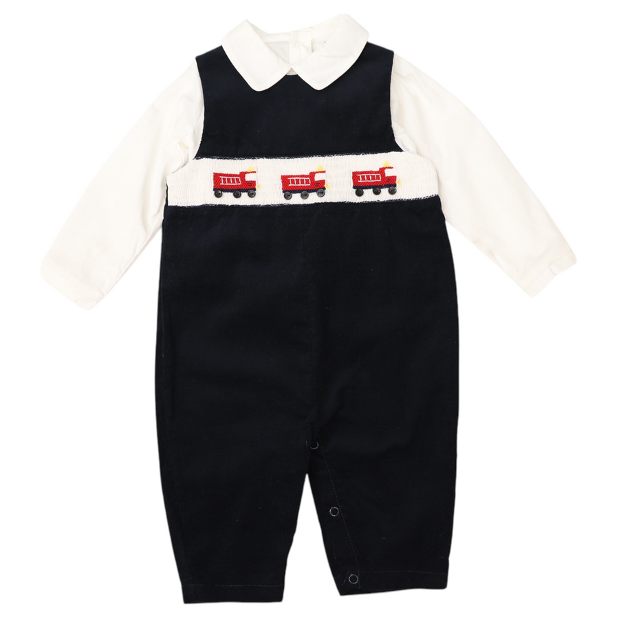 Smocked Overall and Shirt