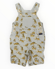 Tiger Print Cotton Overall Green