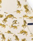 Tiger Print Cotton Overall Tapioca