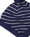 Lined Knit Beanie Navy Stripe