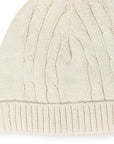 Cable Knit Beanie Beige