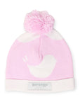 Baby Bird Knit Beanie Pink