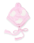 Baby Bird Lined Knit Beanie Pink