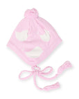Baby Bird Lined Knit Beanie Pink