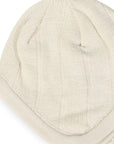 Classic Knit Beanie with Tassels Beige