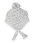Textured Knit Beanie Grey