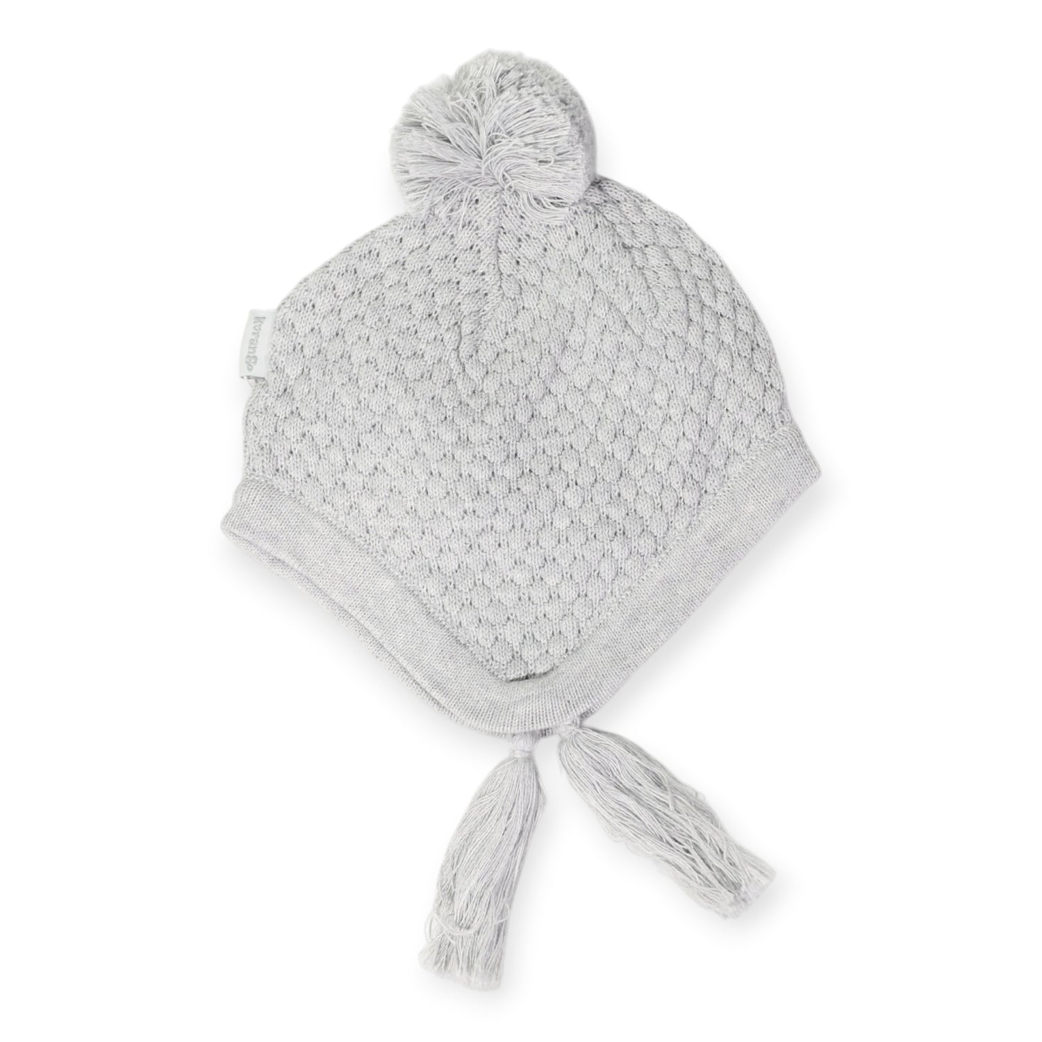 Textured Knit Beanie Grey