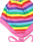 Rainbow Stripe Knit Beanie