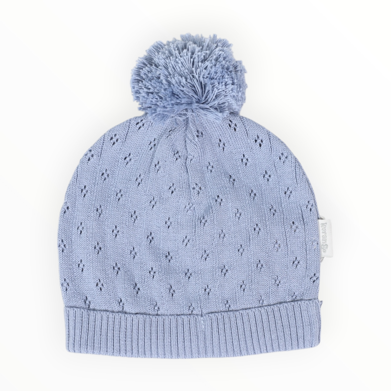 Organic Knit Beanie Blue
