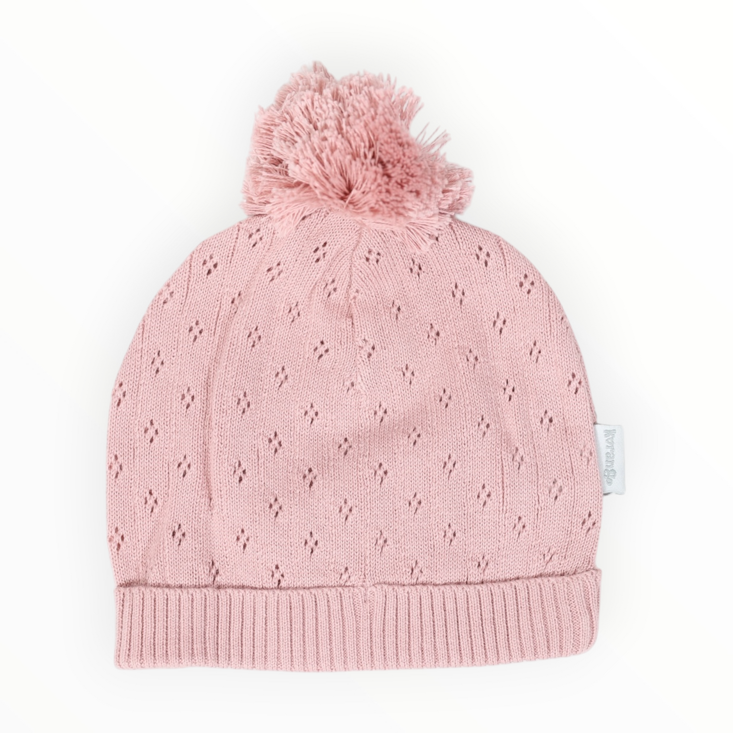 Organic Knit Beanie Pink