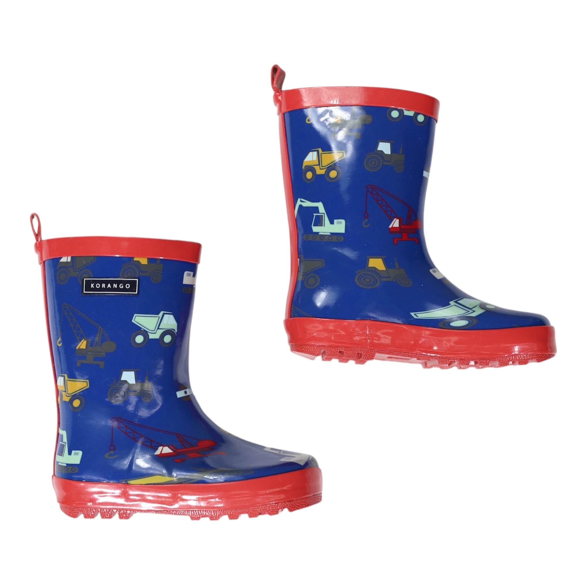 Construction Gumboot Navy Gloss