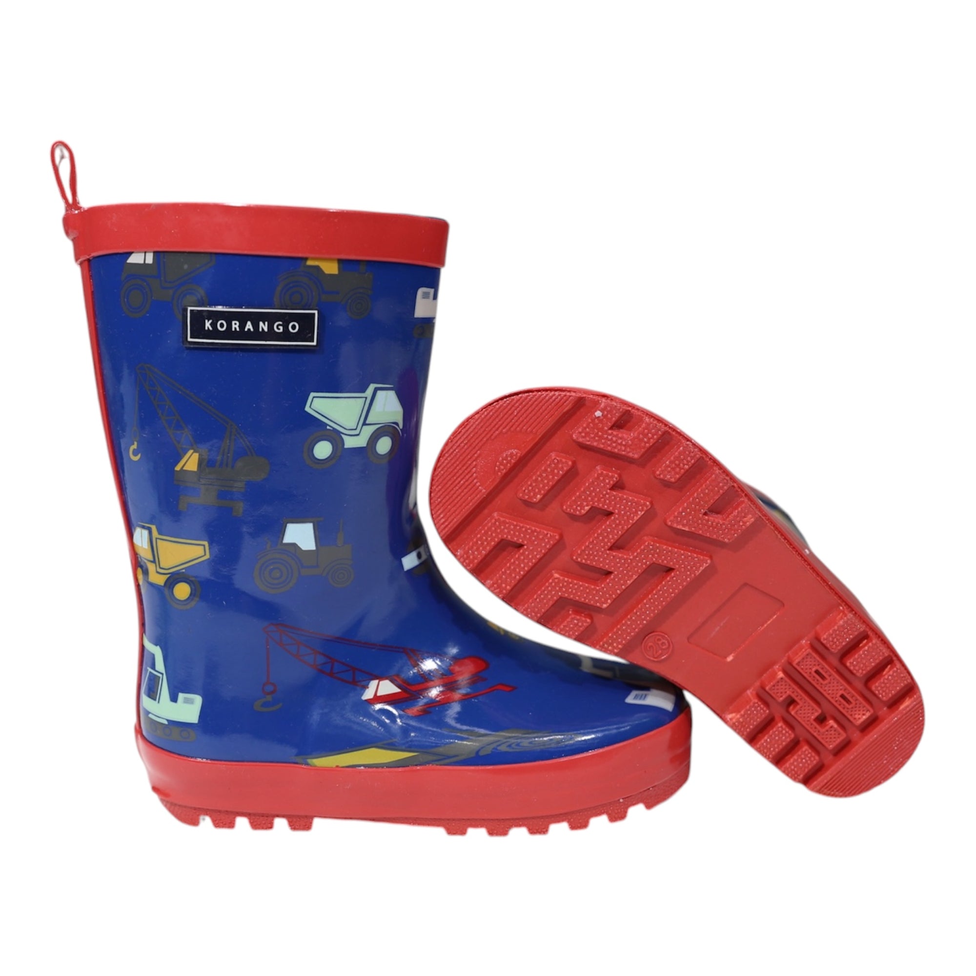Construction Gumboot Navy Gloss