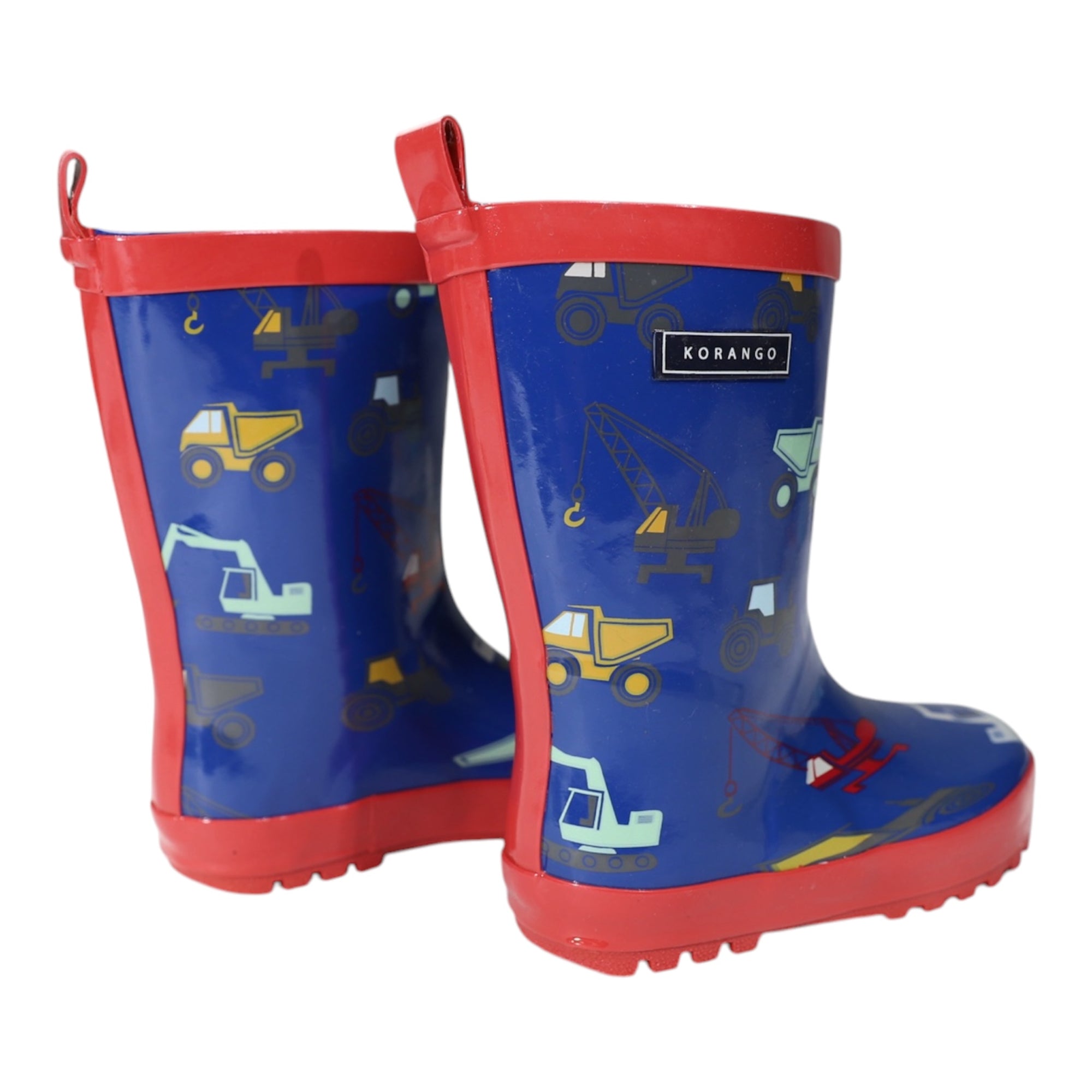 Construction Gumboot Navy Gloss