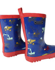 Construction Gumboot Navy Gloss