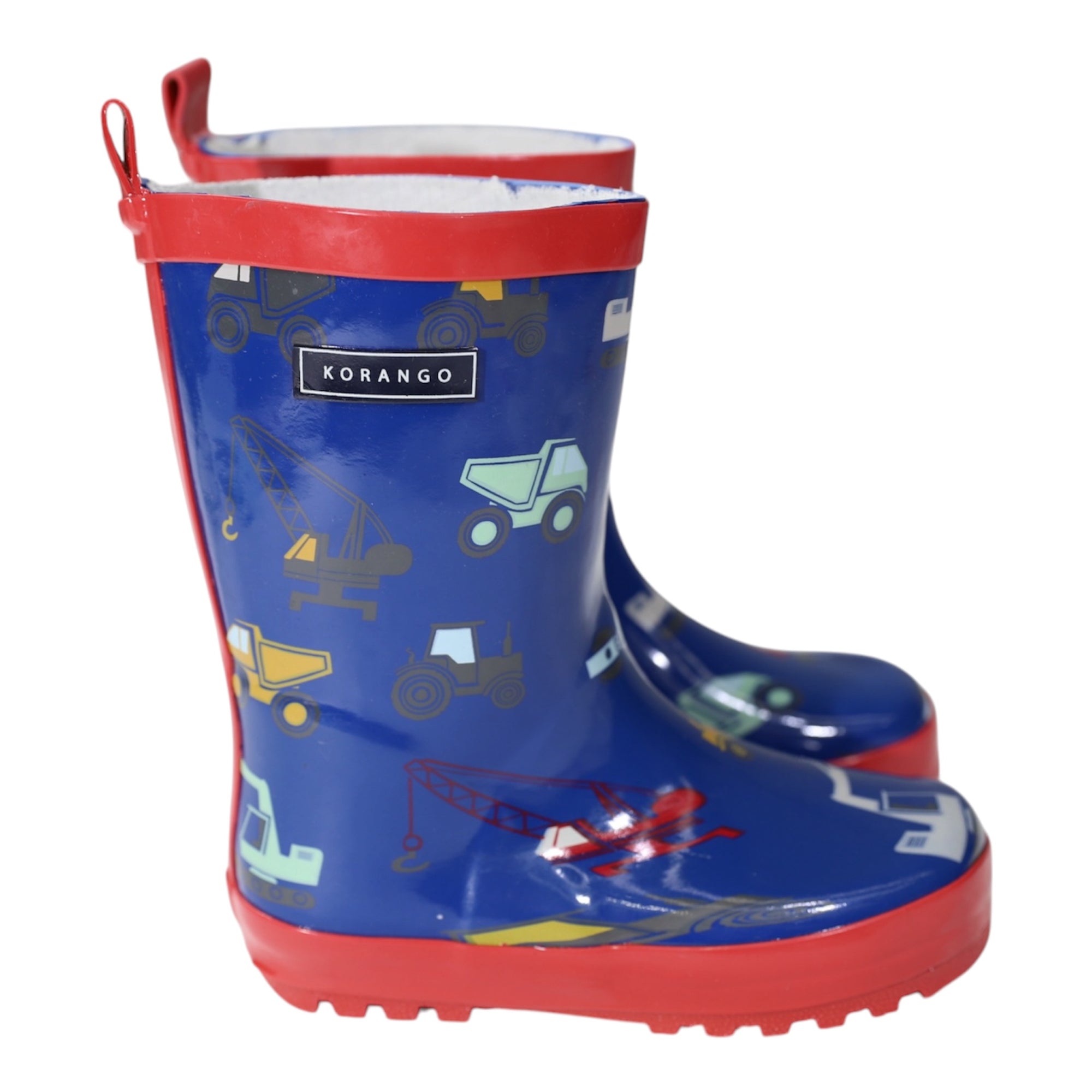 Construction Gumboot Navy Gloss
