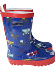 Construction Gumboot Navy Gloss