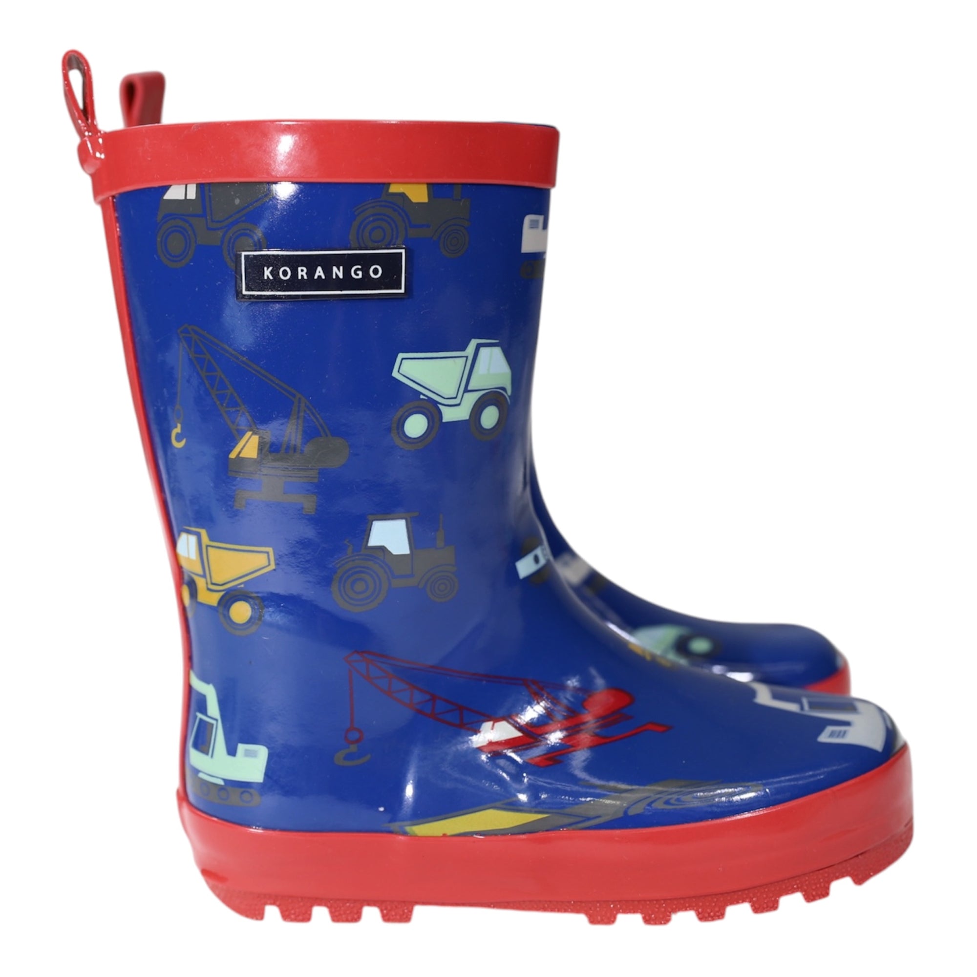 Construction Gumboot Navy Gloss
