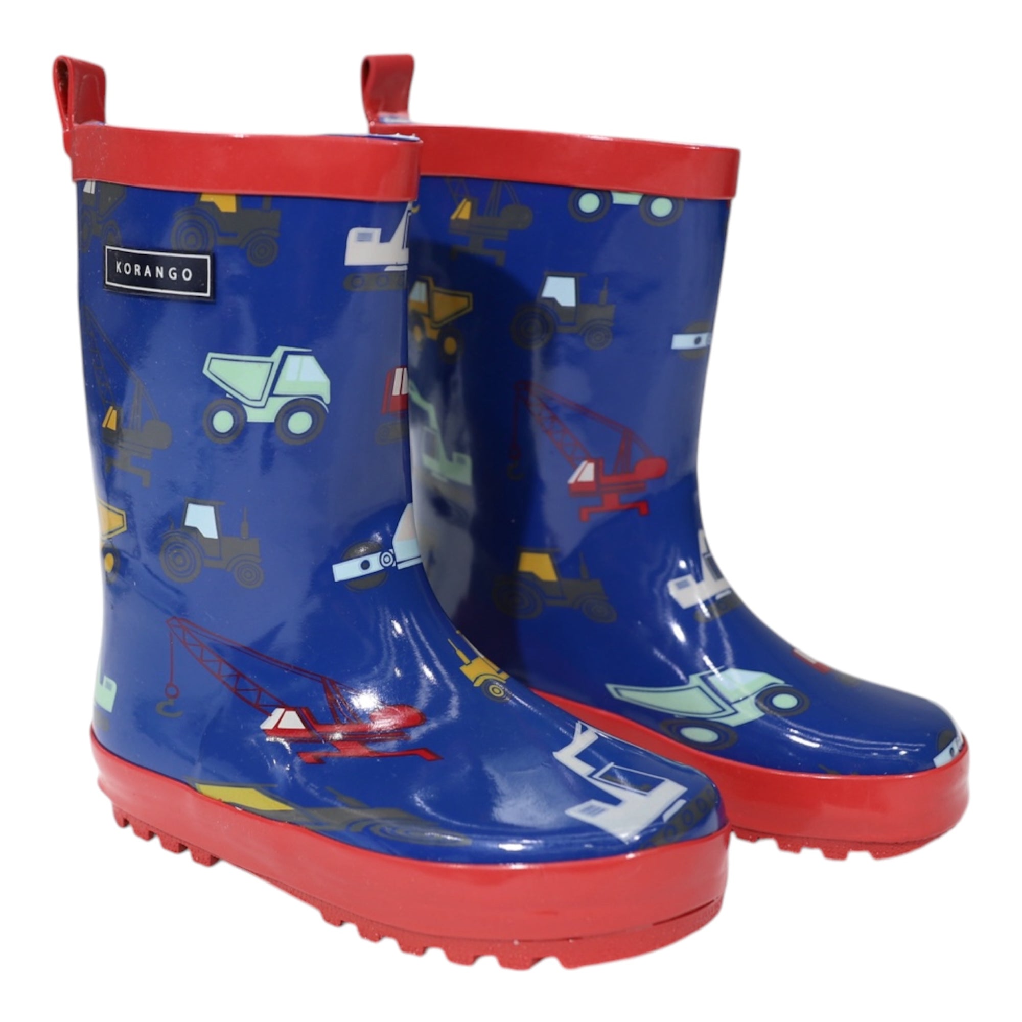 Construction Gumboot Navy Gloss