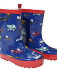Construction Gumboot Navy Gloss