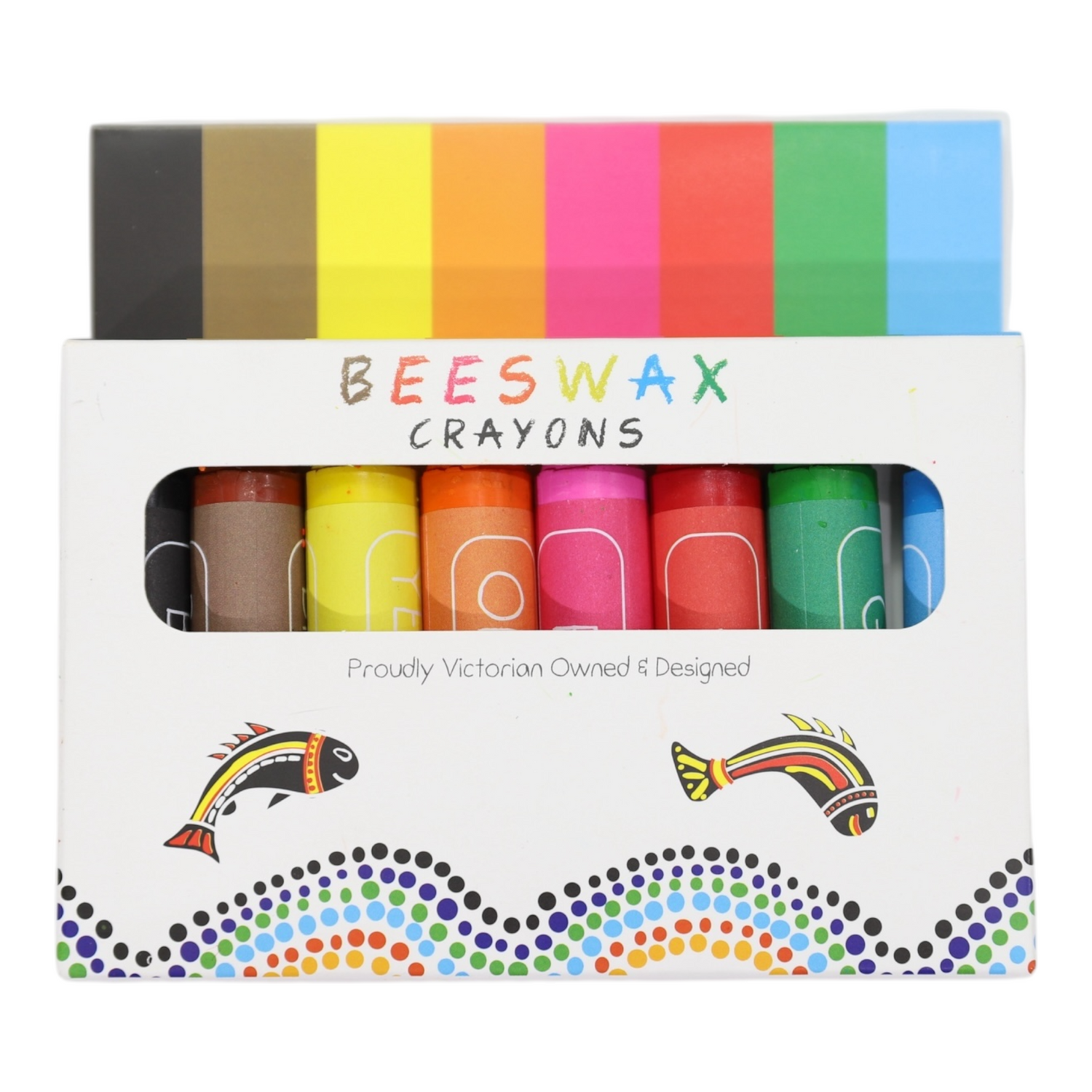 Beeswax Crayons 8 pack