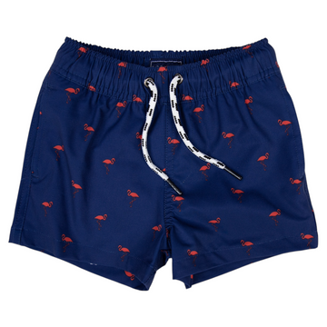 Quick Dry Boardies Flamingo Print