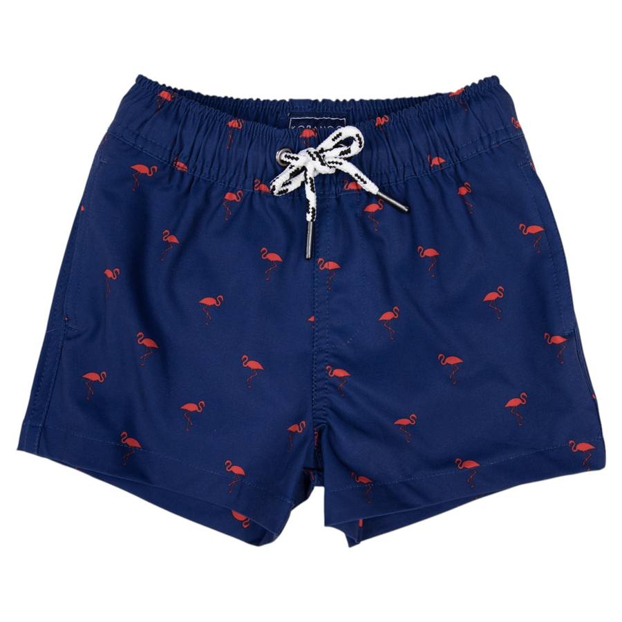 Quick Dry Boardies Flamingo Print