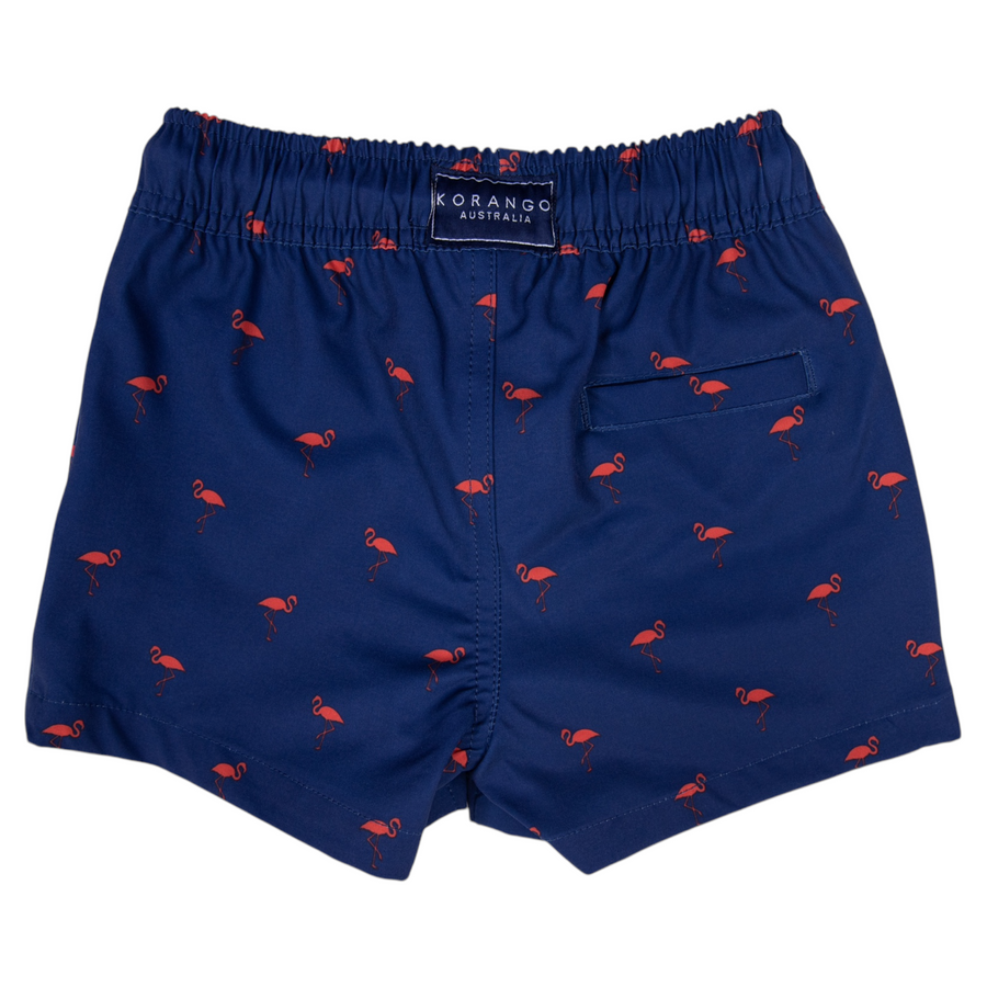 Quick Dry Boardies Flamingo Print