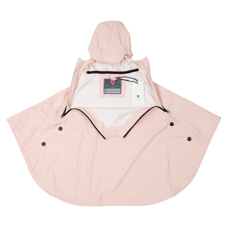 Poncho with Carry Bag Dusty Pink