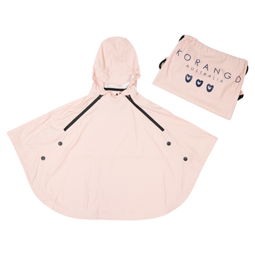 Poncho with Carry Bag Dusty Pink