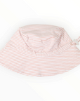 Cotton Sun Hat Dusty Pink Stripe