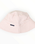 Cotton Sun Hat Dusty Pink Stripe