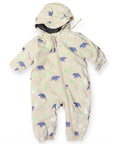 Bear Colour Change Sherpa Lined Zip Rain Suit Tapioca