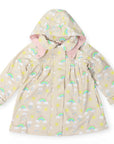 Sunshine & Rainbows Polar Fleece Lined Raincoat Tapioca