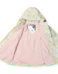 Sunshine & Rainbows Polar Fleece Lined Raincoat Tapioca